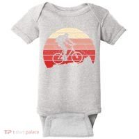 Mountain Bike Retro Baby Bodysuit thumb 0