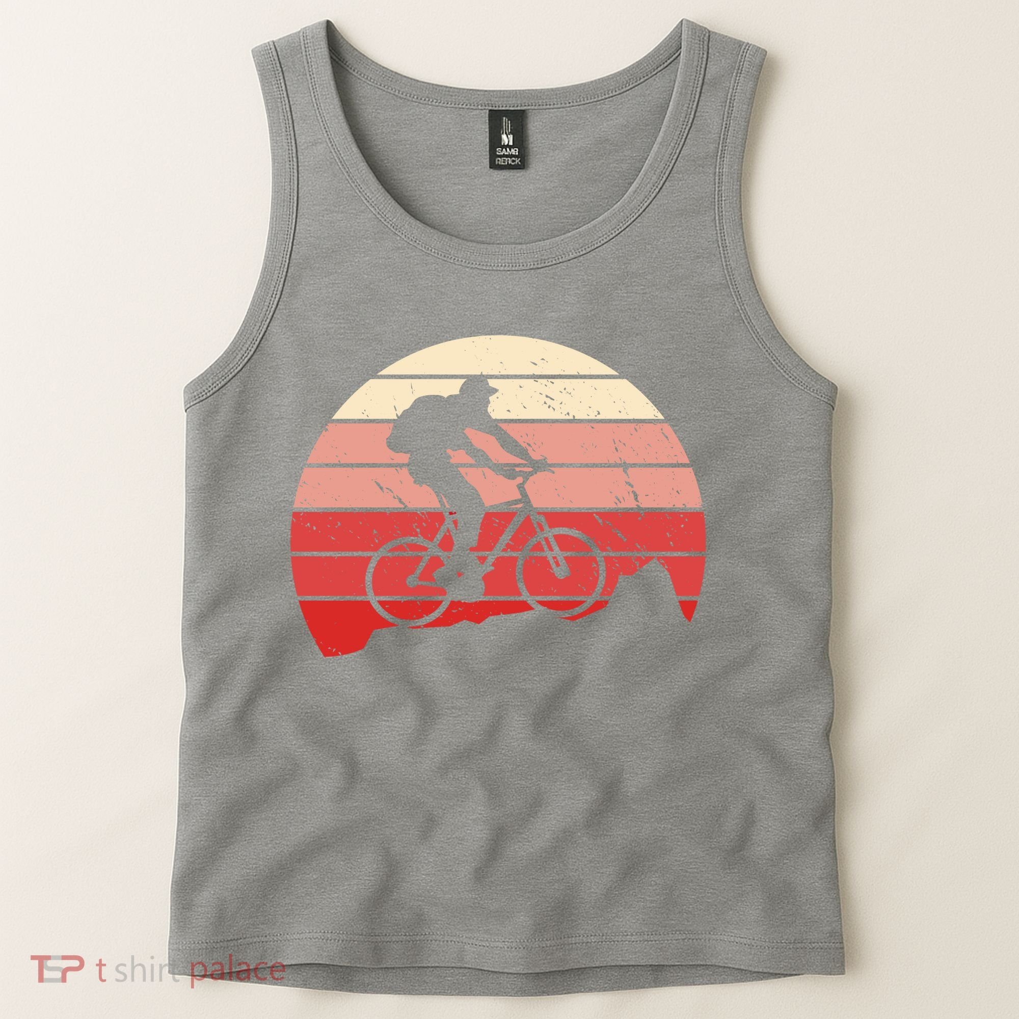 Mountain Bike Retro Tank Top
