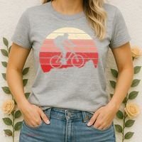 Mountain Bike Retro Women's T-Shirt thumb 2