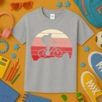 Mountain Bike Retro Kids T-Shirt thumb 3