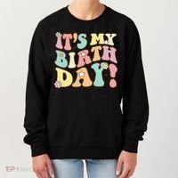 My Birthday Retro Groovy Birthday Ns Women's Sweatshirt thumb 0