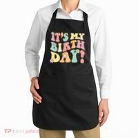 My Birthday Retro Groovy Birthday Ns Apron thumb 2