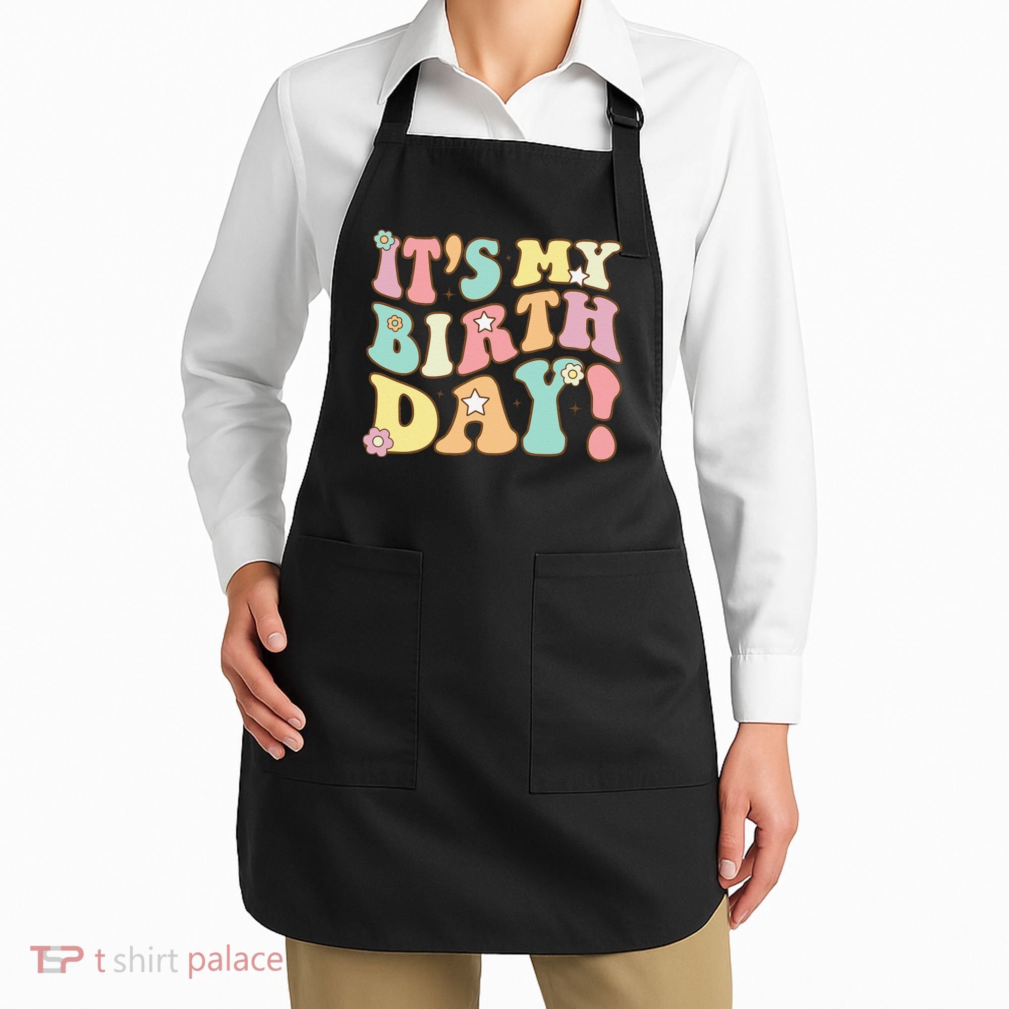 My Birthday Retro Groovy Birthday Ns Apron