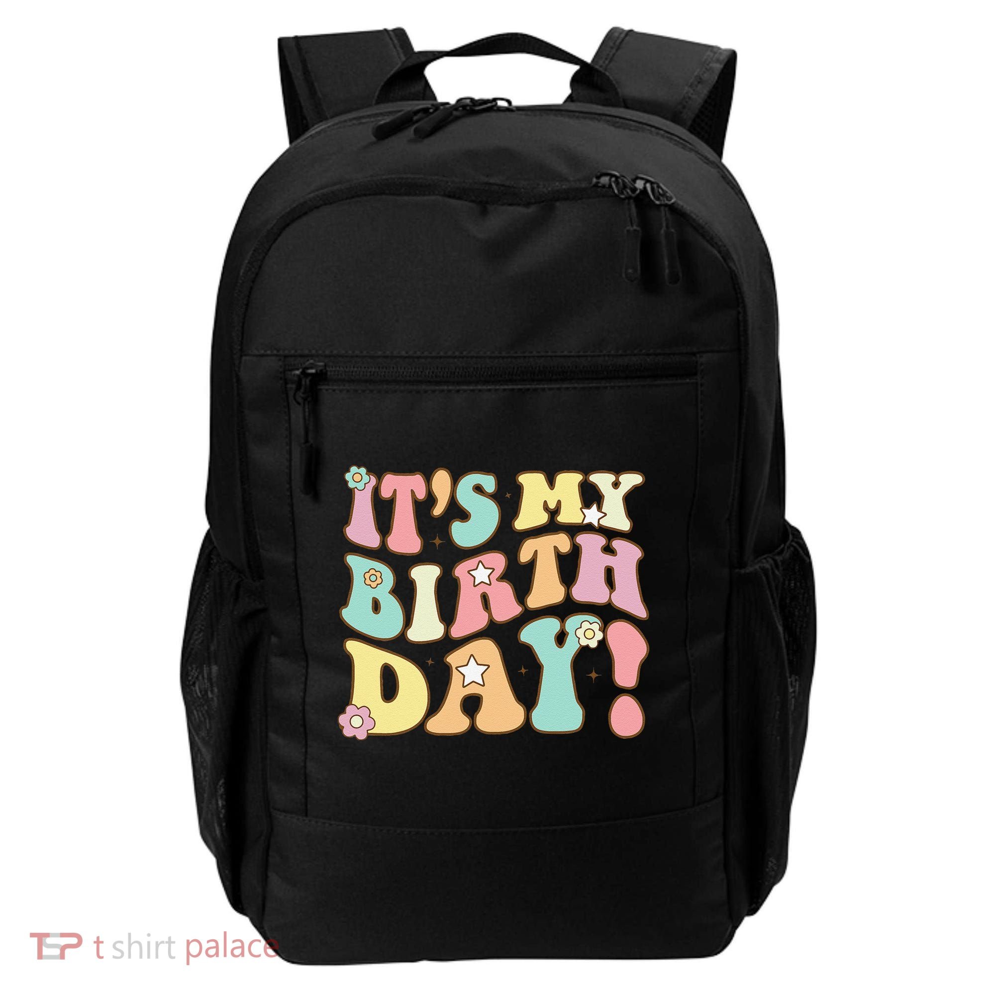 My Birthday Retro Groovy Birthday Ns Backpack