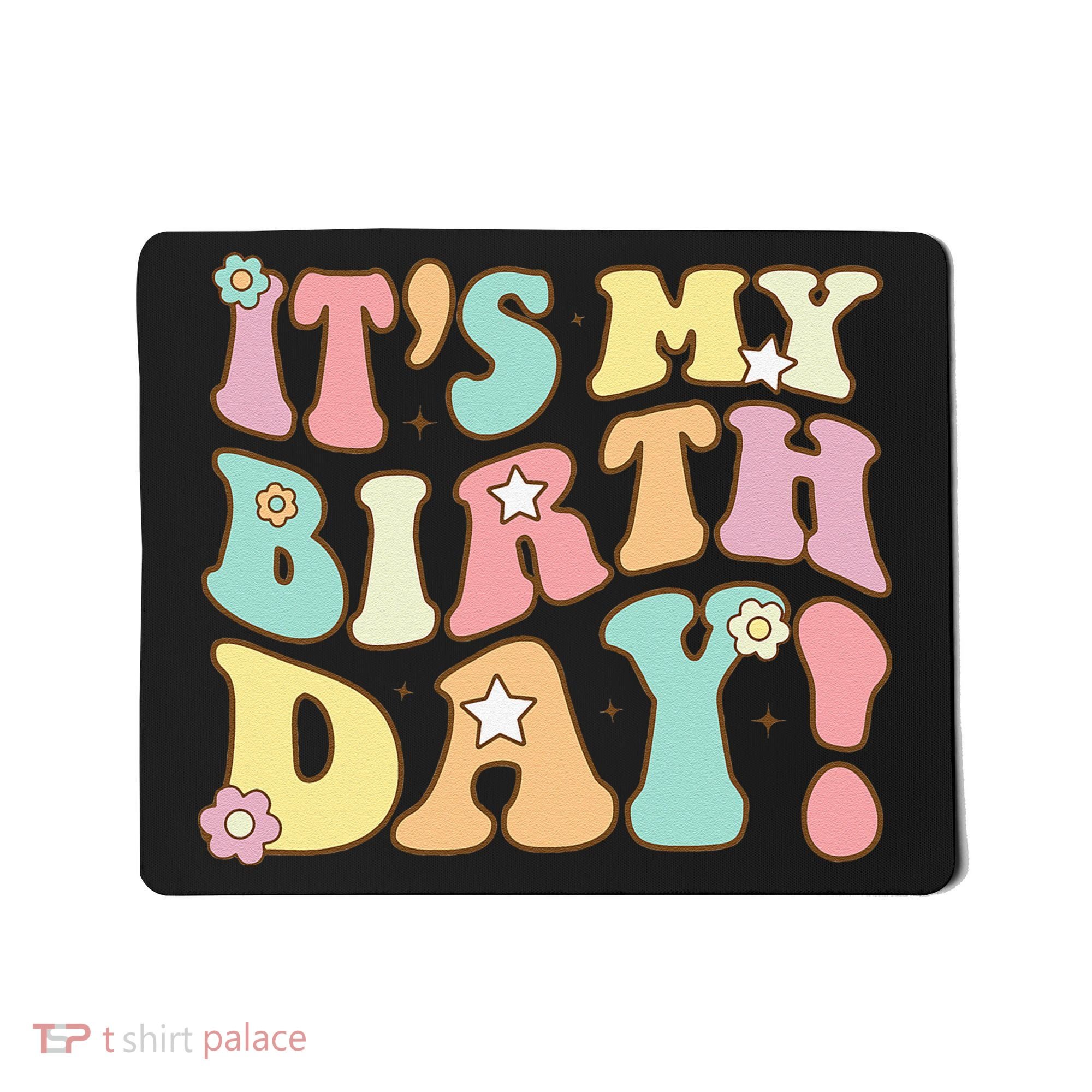 My Birthday Retro Groovy Birthday Ns Mousepad
