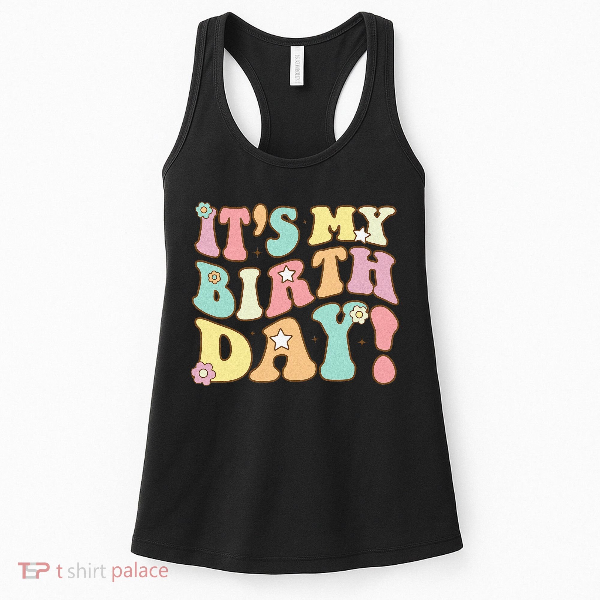 My Birthday Retro Groovy Birthday Ns Women's Tank Top