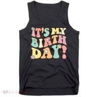 My Birthday Retro Groovy Birthday Ns Tank Top thumb 0
