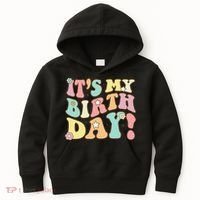 My Birthday Retro Groovy Birthday Ns Kids Hoodie thumb 0