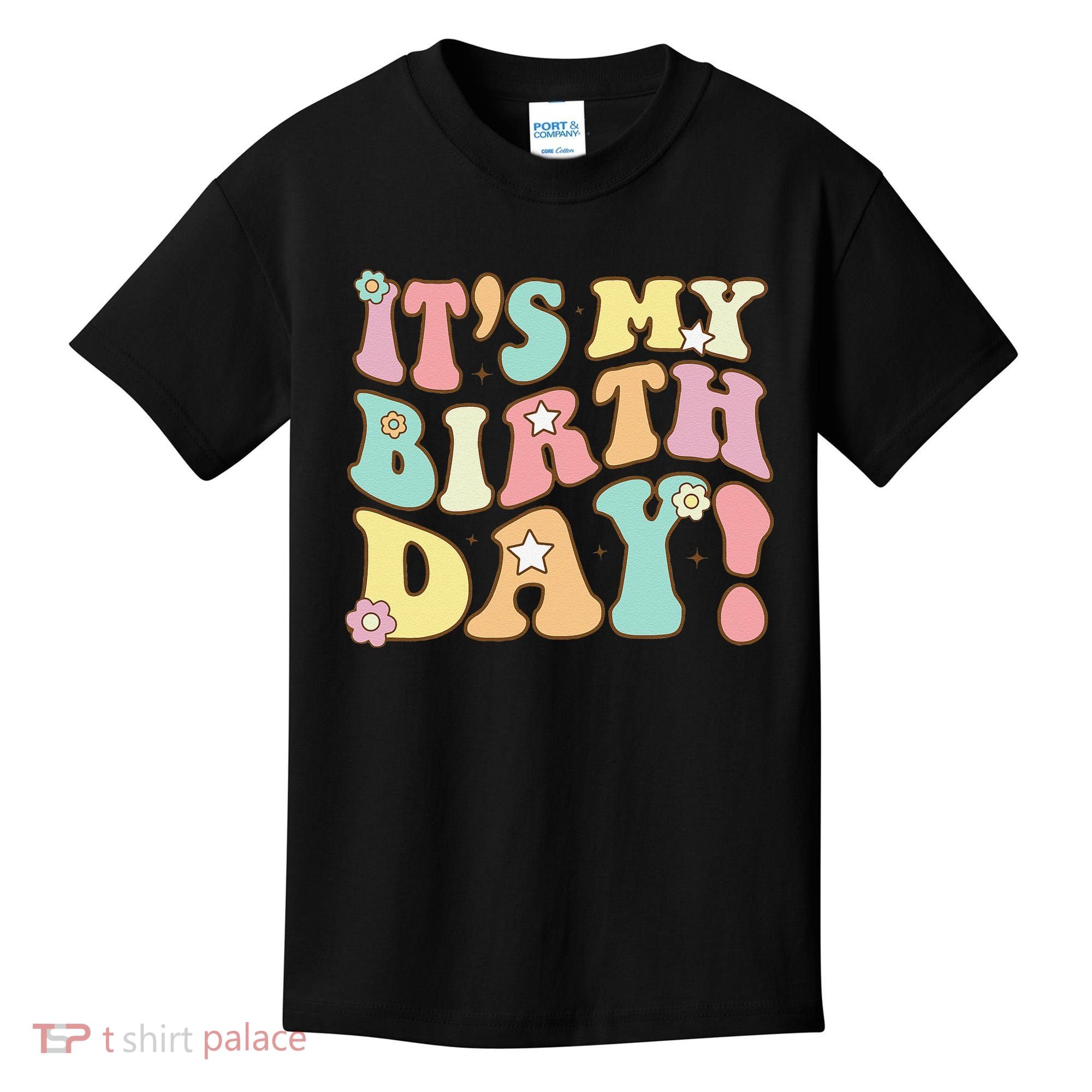 My Birthday Retro Groovy Birthday Ns Kids T-Shirt