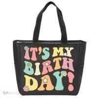My Birthday Retro Groovy Birthday Ns Tote Bag thumb 0