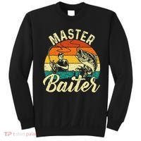 Master Baiter Retro Sunset Fishing Fish Lover Fisherman Sweatshirt thumb 0
