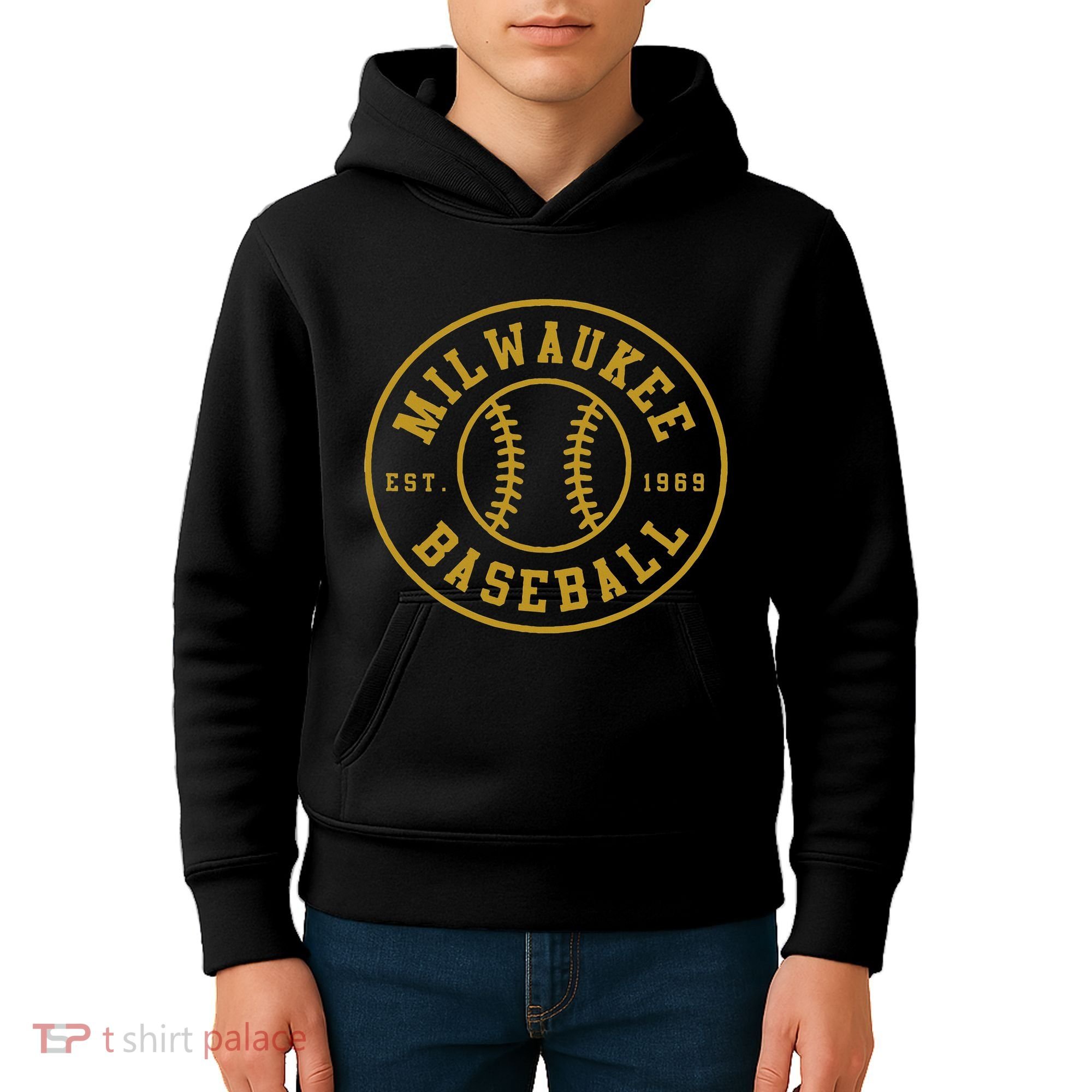 Milwaukee Baseball Seventh Inning Stretch Kids Hoodie