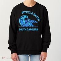 Myrtle Beach South Carolina Pocket Wave Souvenir Women's Sweatshirt thumb 0