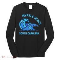 Myrtle Beach South Carolina Pocket Wave Souvenir Long Sleeve Shirt thumb 0