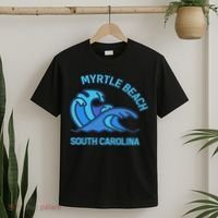 Myrtle Beach South Carolina Pocket Wave Souvenir T-Shirt thumb 2
