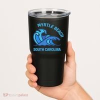 Myrtle Beach South Carolina Pocket Wave Souvenir Tumbler thumb 2