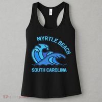 Myrtle Beach South Carolina Pocket Wave Souvenir Women's Tank Top thumb 3