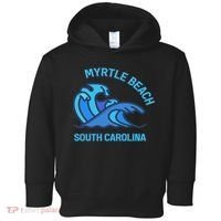 Myrtle Beach South Carolina Pocket Wave Souvenir Toddler Hoodie thumb 0