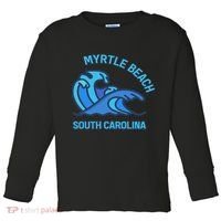 Myrtle Beach South Carolina Pocket Wave Souvenir Toddler Long Sleeve Shirt thumb 0