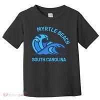 Myrtle Beach South Carolina Pocket Wave Souvenir Toddler T-Shirt thumb 0