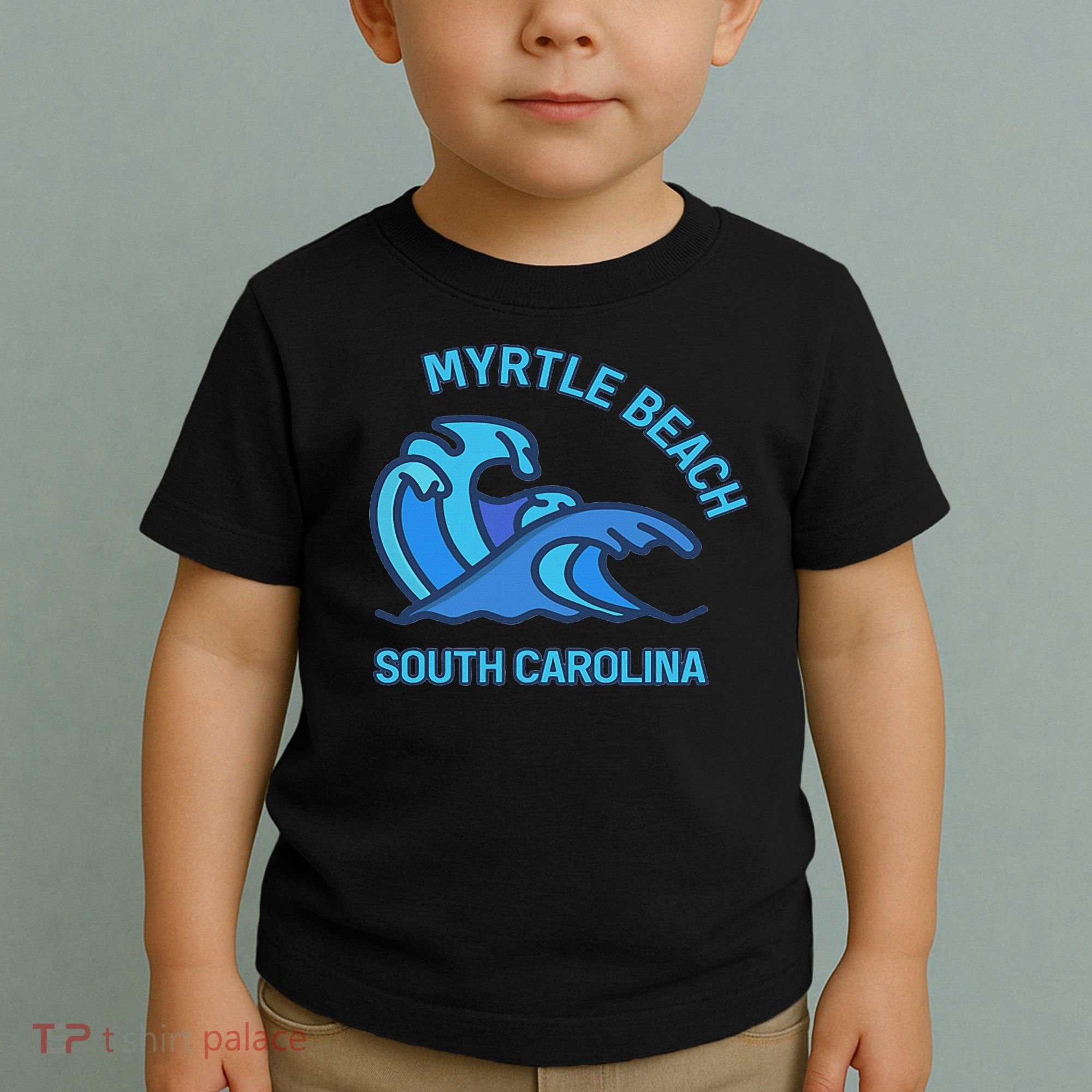 Myrtle Beach South Carolina Pocket Wave Souvenir Toddler T-Shirt