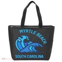 Myrtle Beach South Carolina Pocket Wave Souvenir Tote Bag thumb 0