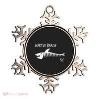 Myrtle Beach SC South Carolina Shark Skeleton White Print Ornament thumb 0