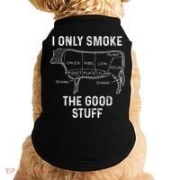 Mens BBQ Smoker For Men I Only Smoke The Good Stuff Doggie Tank thumb 0