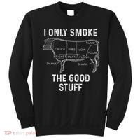 Mens BBQ Smoker For Men I Only Smoke The Good Stuff Sweatshirt thumb 0