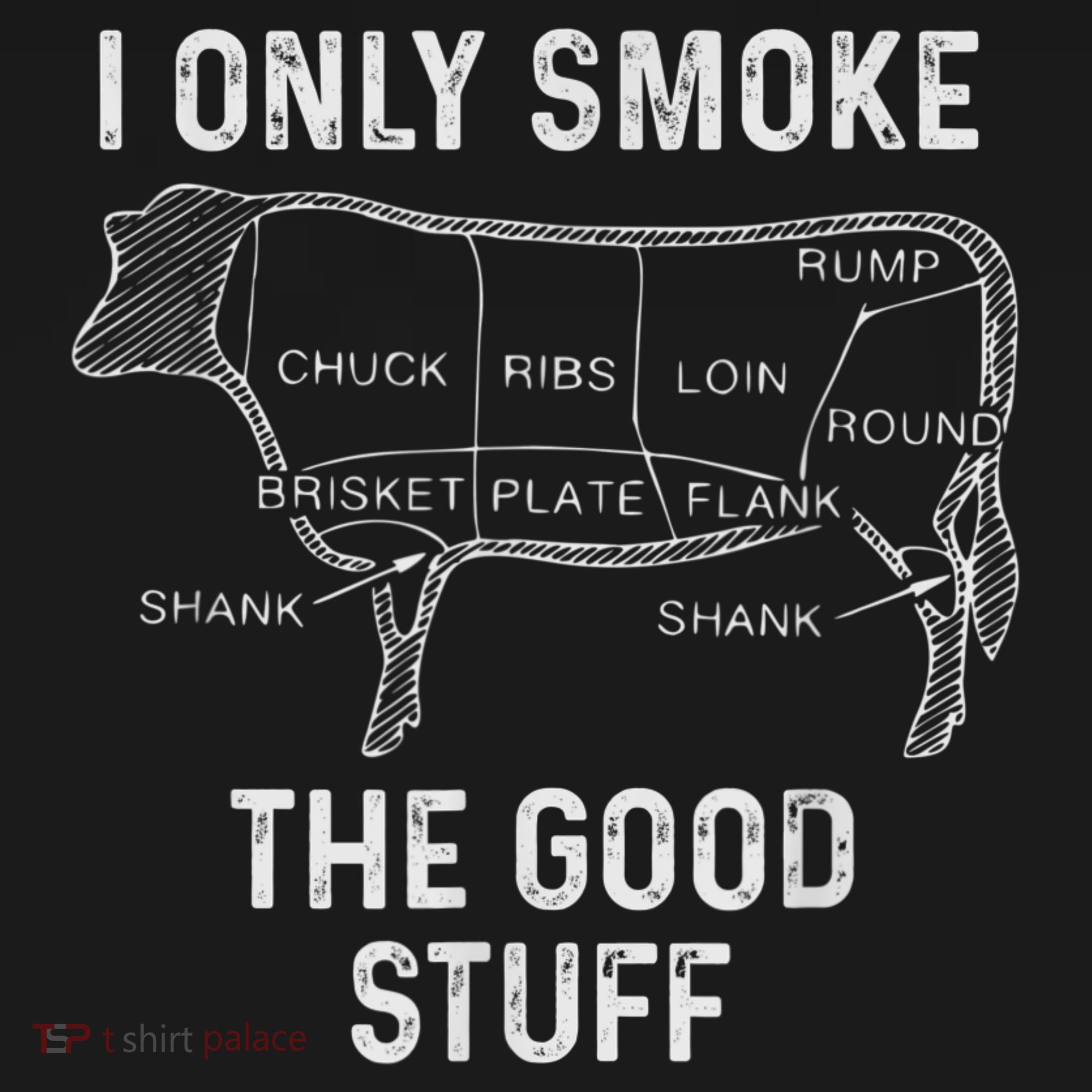 Mens BBQ Smoker For Men I Only Smoke The Good Stuff Women's Tank Top