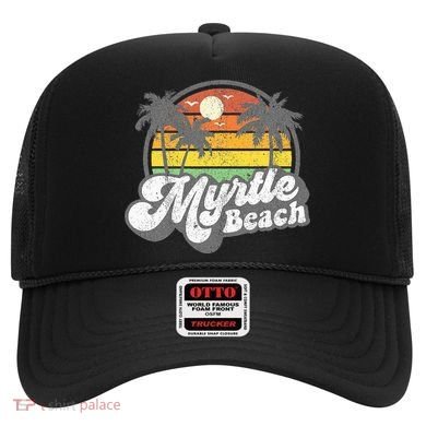 Myrtle Beach South Carolina Retro 70s Vintage Vacation Hat