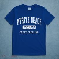 Myrtle Beach South Carolina Sc Vintage Established Sports Gift T-Shirt thumb 5