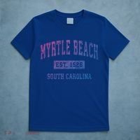 Myrtle Beach South Carolina Sc Vintage Established Sports Gift T-Shirt thumb 5