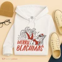 Merry Beachmas Santa Claus Vacation Hoodie thumb 4