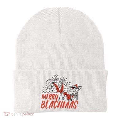 Merry Beachmas Santa Claus Vacation Beanie