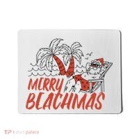 Merry Beachmas Santa Claus Vacation Mousepad thumb 0