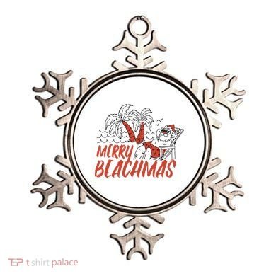 Merry Beachmas Santa Claus Vacation Ornament