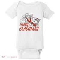 Merry Beachmas Santa Claus Vacation Baby Bodysuit thumb 0