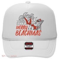 Merry Beachmas Santa Claus Vacation Hat thumb 0