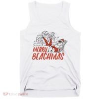 Merry Beachmas Santa Claus Vacation Tank Top thumb 0