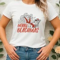 Merry Beachmas Santa Claus Vacation Women's T-Shirt thumb 2