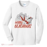 Merry Beachmas Santa Claus Vacation Kids Long Sleeve Shirt thumb 0