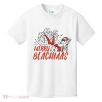 Merry Beachmas Santa Claus Vacation Kids T-Shirt thumb 0