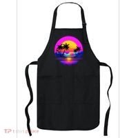 Miami Beach Sun Set Vibrant Apron thumb 0