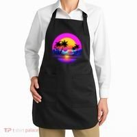 Miami Beach Sun Set Vibrant Apron thumb 2