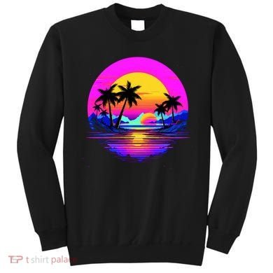 Miami Beach Sun Set Vibrant Sweatshirt
