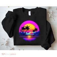 Miami Beach Sun Set Vibrant Sweatshirt thumb 2