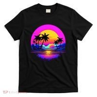 Miami Beach Sun Set Vibrant T-Shirt thumb 0