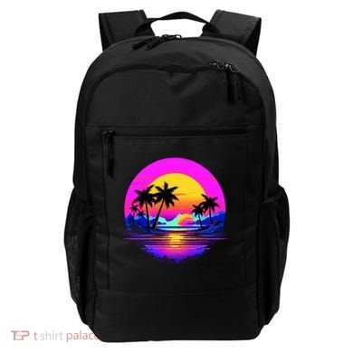 Miami Beach Sun Set Vibrant Backpack