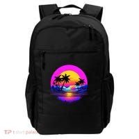 Miami Beach Sun Set Vibrant Backpack thumb 0